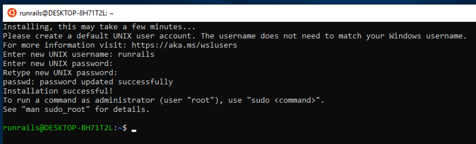 Ruby on Rails on Windows 10 in 2019
